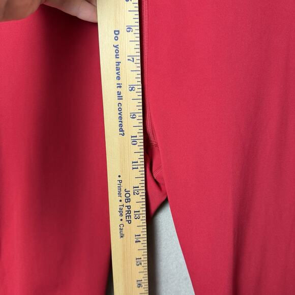 Lululemon Pace Rival High-Rise Crop 22" Dark Red Womens size 10 - Picture 10 of 11